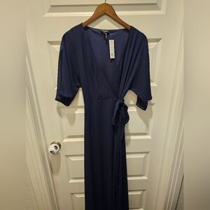 Baltic Born Navy Wrap Dress